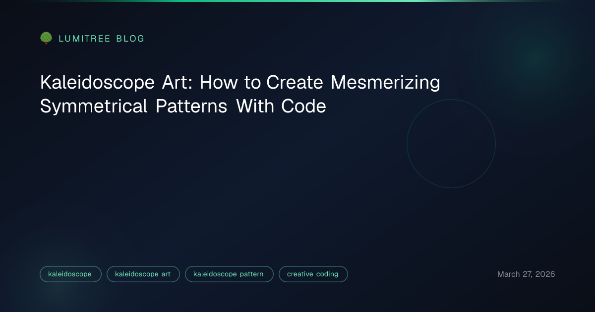 Kaleidoscope Art: How to Create Mesmerizing Symmetrical Patterns With ...
