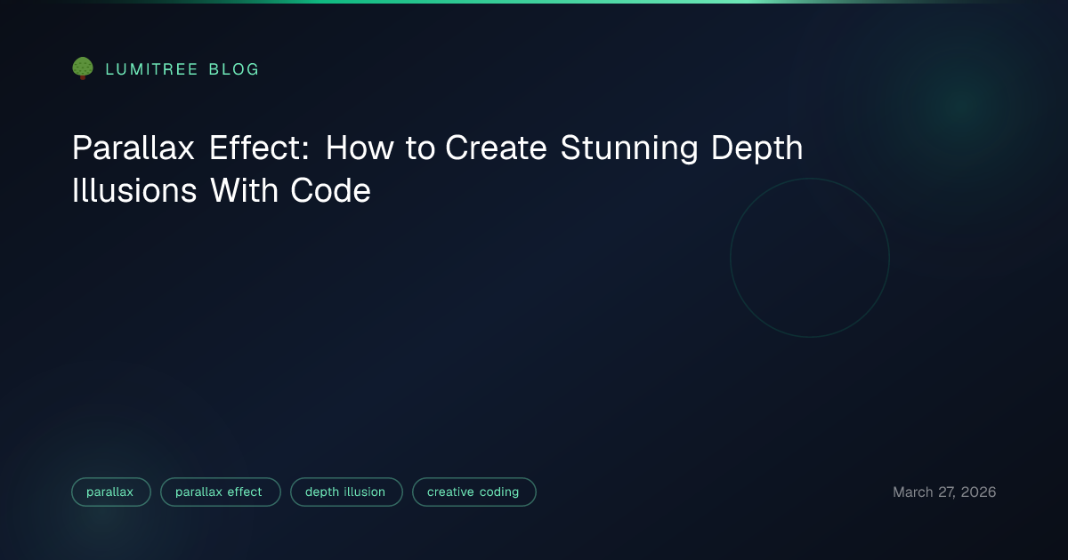 Parallax Effect: How to Create Stunning Depth Illusions With Code ...